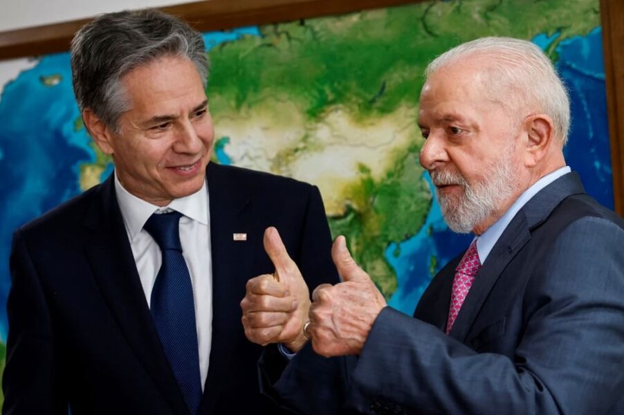 Lula se reúne com Blinken após comentários sobre Gaza que irritaram Israel