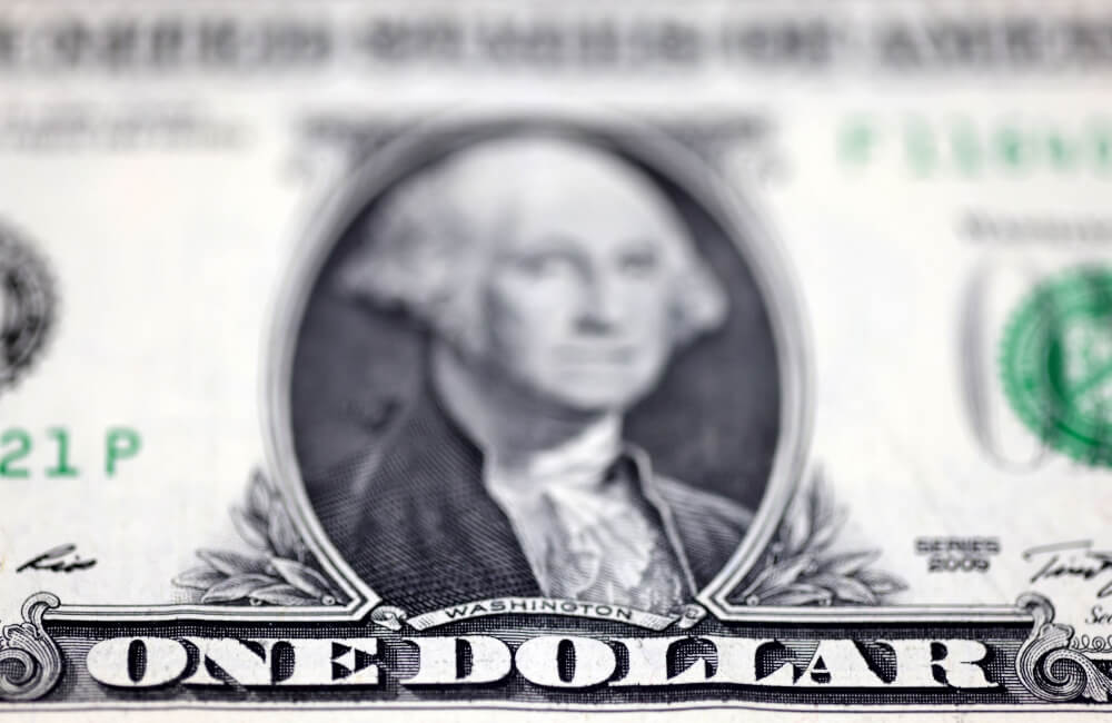 Imagem da nota de dólar