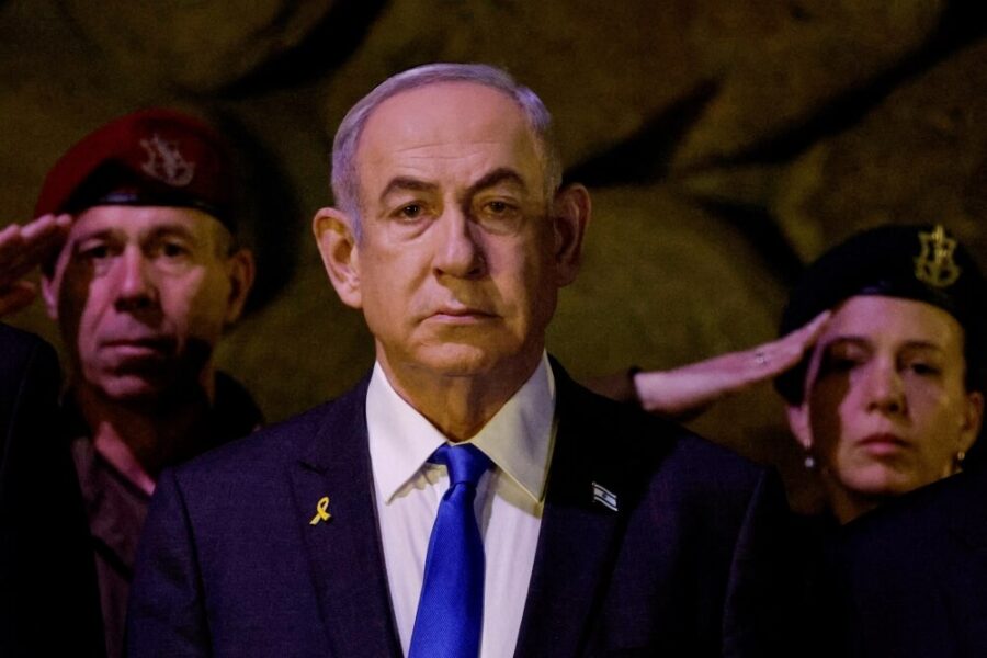 Foto do primeiro-ministro de Israel Benjamin Netanyahu