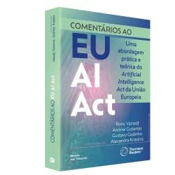 capa da obra "Comentários a obra EU AI ACT", um dos lançamentos de setembro