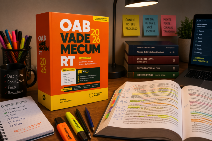 Prova da OAB: vade mecum grifado, pode ou não?
