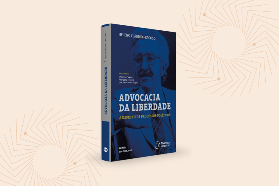 Capa do livro Advocacia da Liberdade, de Heleno Fragoso