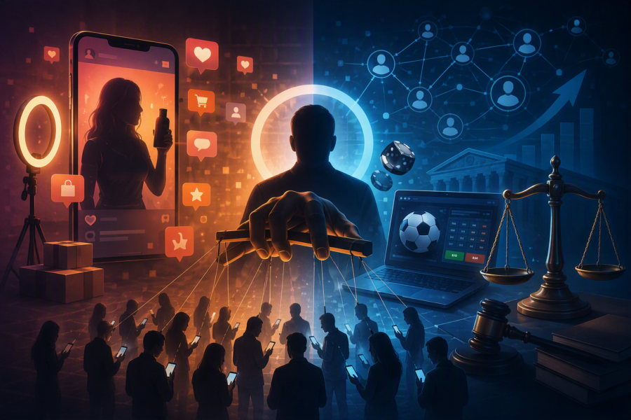 Influenciadores, bets e publicidade oculta: os novos limites jurídicos da concorrência desleal no ambiente digital