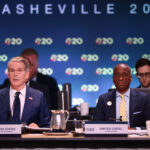 EUA pressionam G20 a reduzir desequilíbrios comerciais e focar na China EUA pressionam G20 a reduzir desequilíbrios comerciais e focar na China