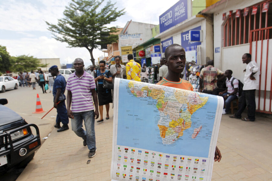 ONU aprova resolução em apoio a mapa que mostra o verdadeiro tamanho da África