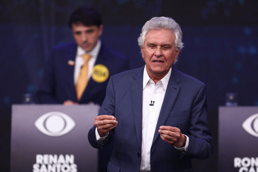 Caiado e Zema anunciam apoio a Flávio na disputa com Lula no 2º turno da eleição